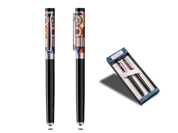 ethiop egyptian design metal pen set with fountain pen and ball pen for corporate gifitng to employee or client in dubai