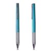 Duke aqua blue colour metal body twist action corporate pen for event giveaways and corporate gifting in dubai