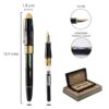 Duke czar golden ink pen with mother of pearl corporate gift for high end clients and executives