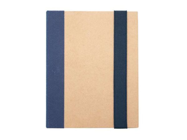 Ecoband eco friendly notebook with highlighted page markers non dated notepad and memo pads in black colour with matching pen for corporate gift in Dubai