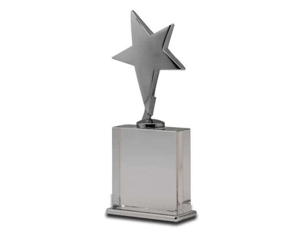 Star trophy/ award made out of crystal available in Dubai UAE for bulk purchase