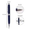Porpoise blue colour metal pen with chrome asthetics for corporate gifting or promotional giveaway in dubai