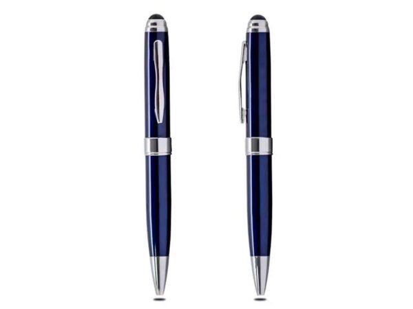 Porpoise blue colour metal pen with chrome asthetics for corporate gifting or promotional giveaway in dubai