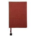 Archaic Tan colour A5 single lined corporate notebook with double book mark and matte finish design in Dubai