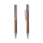 Eco amber twist action metal pen with eco friendly coating for corporate gifting