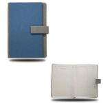 Furore blue & grey colour notebook with a card holder and daily dated pages