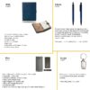 Hod aqua organiser cross corporate gift set with powerbank keychain and metal pen for employees