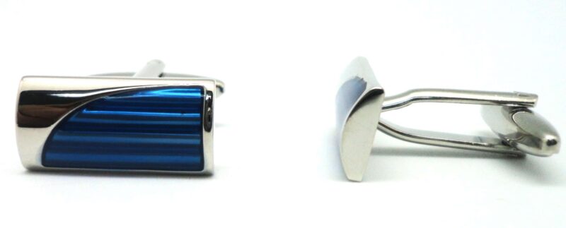 mob blue stripe cufflinks in uae