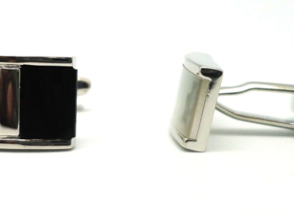 mop black striped cufflinks in uae