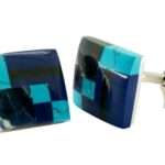mop stone blue cufflinks in uae