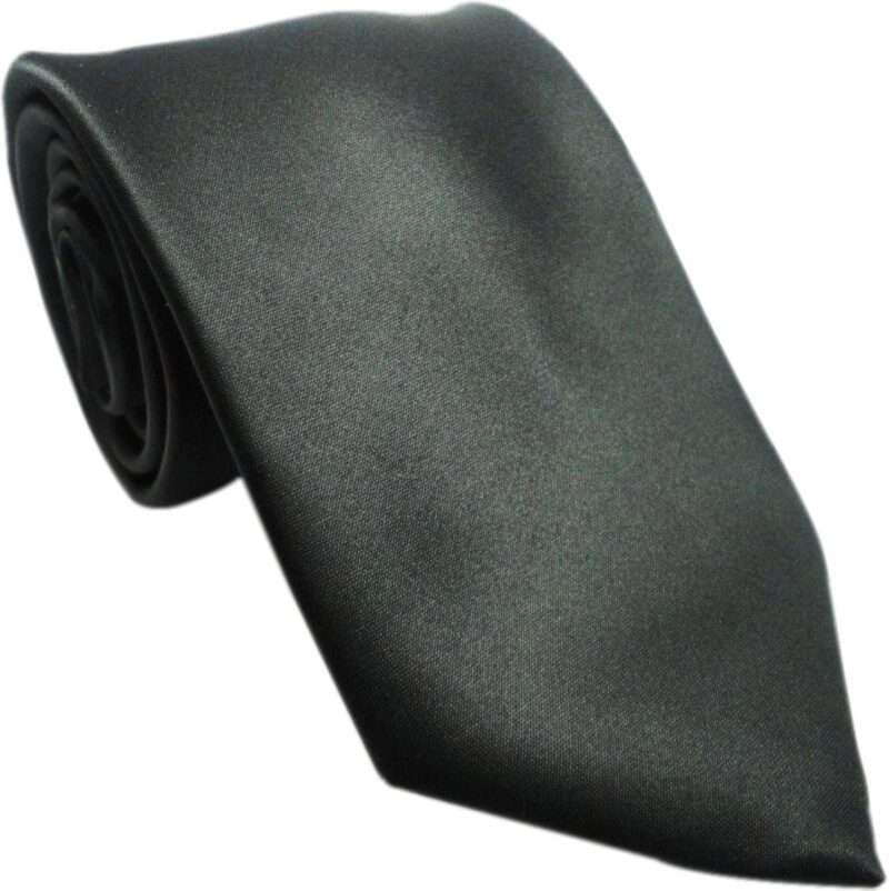 Plain black shinning tie in uae