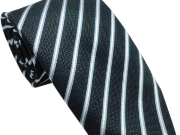 black paraller striped tie in uae