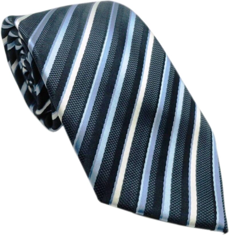 light parallel striped tie in uae