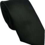 Dark plain black tie in uae