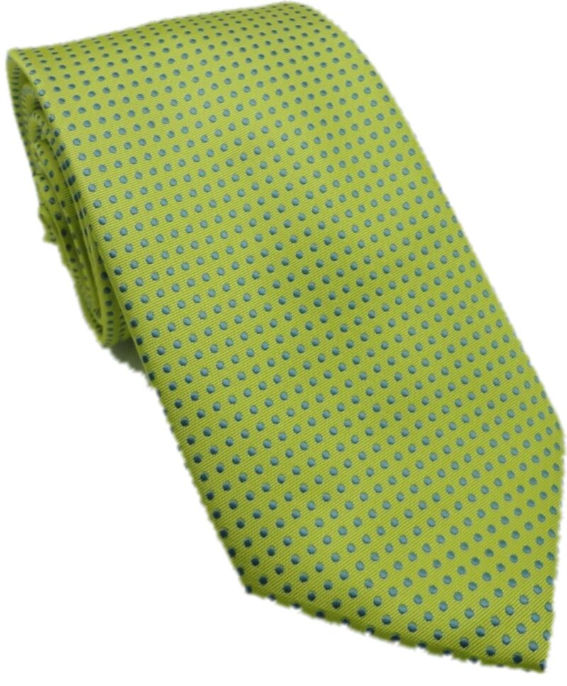 Green with blue dots designed tie in uae