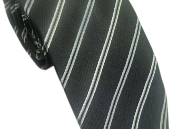 Green and black striped tie in uae