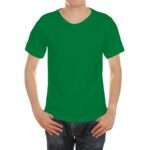 Leaf green color t-shirt in uae