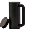 Charcoal starcof 350 ml stainless steel mug with black mite handle in Dubai for corporate gifts