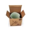 Bran 350ml green, eco friendly wheat fibre mug comes in a box package for corporate gift