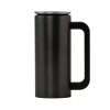 Charcoal starcof 350 ml stainless steel mug with black mite handle in Dubai for corporate gifts