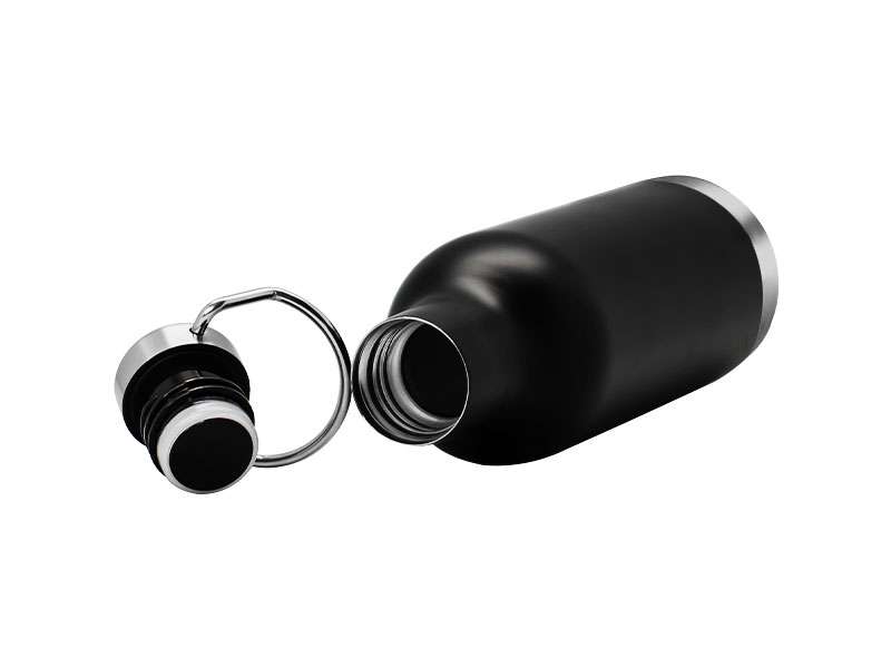 Barolo-black, Stainless steel double walled bottle, Corporate Gifts