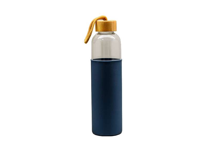 Cristem-blue, Eco-friendly Drinkware, Glass water bottle, Corporate gifts, Promotional giveaways, Business gifts,