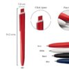 Torsion swiss made economical customisable red colour click pen for corporate gifitng or promotonal giveaway in dubai