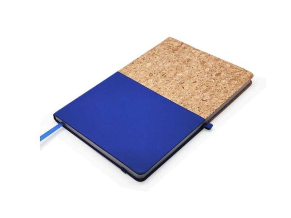 NATUCO- Blue, Cork Textured A5 Notebook, Eco-Friendly and Stylish, Ideal gift for any occasions
