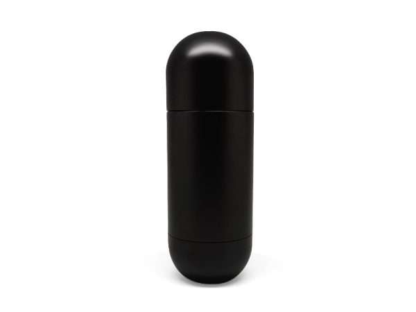 Anshim Black Bottle with double-wall insulation and cup-like lid, Corporate gifts items in Dubai