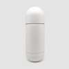 Anshim White color stainless steel insulated water bottle in elegant soft-touch finish. Corporate gifts items in Dubai