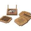 Copal - 4 piece coaster game set, eco-friendly toys with personalized branding