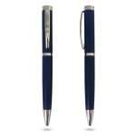 Grabb -Blue, Ballpoint pen with silver trimmings. Wholesale pen supplier in UAE