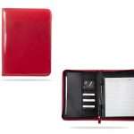 Enazeep - A4 folder/portfolio with notepad, Red, Corporate gift items, Corporate gifts trading in UAE
