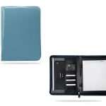 Enazeep - A4 folder/portfolio with notepad, Sky blue, Corporate gift items, Corporate gifts trading in UAE