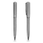 Griden - Twist-action ballpoint pen in Silver color, Wholesale pen supplier in UAE