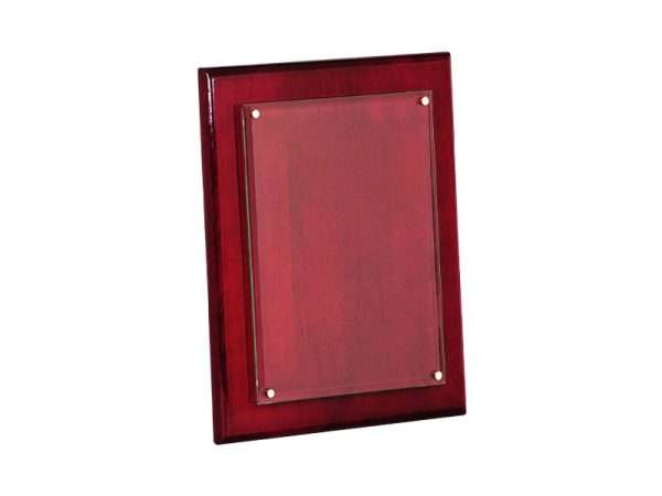 Premium customizable Rosewood Lacquer finish plaque with magnetic acrylic sheet for corporate gift in Dubai, plaques supplier in Dubai