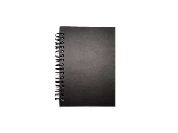 Spearo - A6 Spiral binded notebook, Black, Whoesale notebooks supplier in UAE, Corporate gifts & Promotional