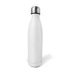 750 ml white color office water bottle, stainless steel double-walled vacuum bottle, suitable for corporate gifts and promotional giveaways