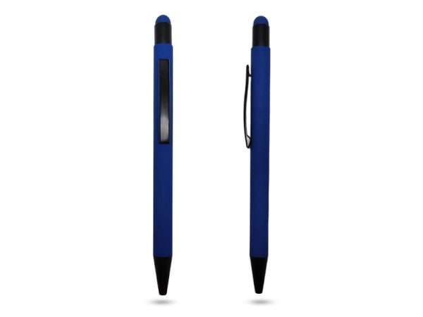 Admyre Ballpoint Pen - Sleek Blue Body with Contrasting Stylus - Perfect for Corporate Gifts and Promotional Giveaways - UAE Supplier
