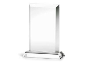 Awecon – Rectangular Crystal Glass Trophy