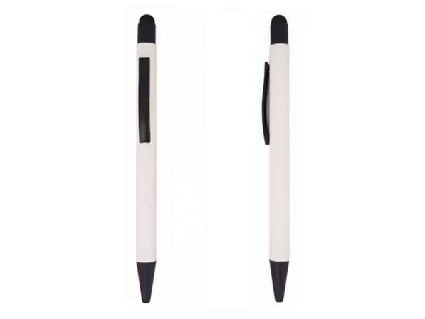 <b>Admyre - White</b>Ballpoint pen with push mechanism