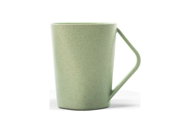 <b>Eco Bran - Green </b> (350ml) ♻️ Biodegradable Wheat fiber mug