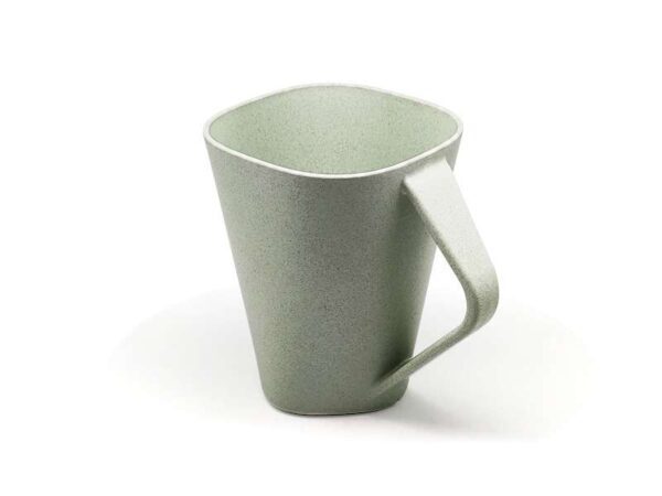 <b>Eco Bran - Green </b> (350ml) ♻️ Biodegradable Wheat fiber mug - Image 2