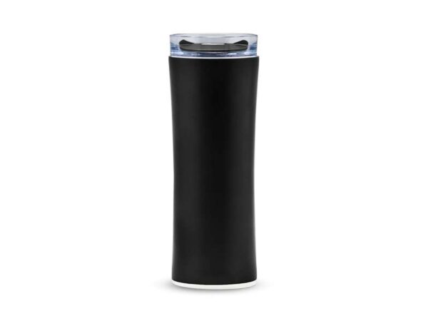 <b>Rotour - Black </b> (450 ml)Double walled stainless steel bottle