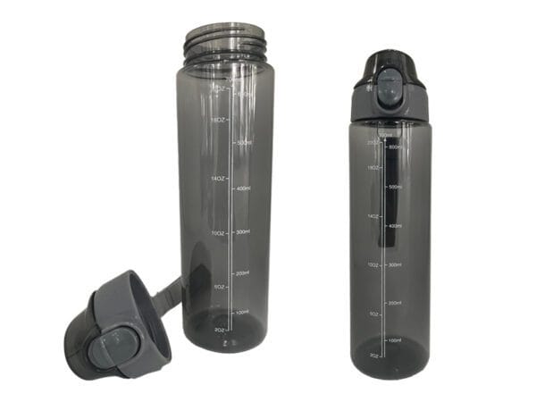<b>Stubby - Smokey Grey</b> </br>BPA-Free Sports Water Bottle