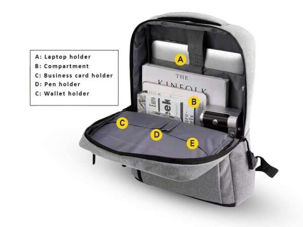 <b>Triad - Grey</b> Backpack Set - Image 5