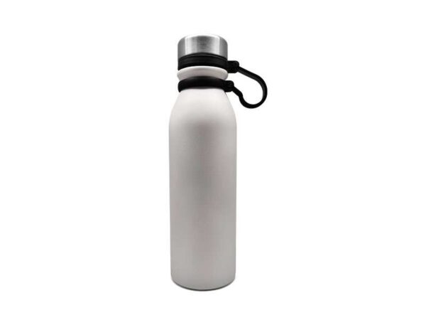 <b>Trooper - White (600ml)</b> Double walled vacuum bottle