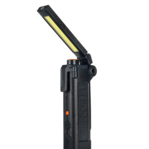 Adjustable LED work light in vertical position