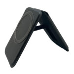 Black phone stand with circular grip