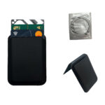 Black card holder with rfid protection